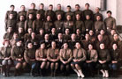 Особовий склад СВПЧ-1 з керівництвом УПО, 1973 рік.