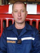 <b>Деба Александр Анатольевич</b> старший пожарный 2-го караула СГПЧ-1 старший сержант службы гражданской защиты