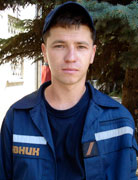 <b>Талалаев Сергей Александрович</b> старший пожарный 1-го караула СГПЧ-1 старший сержант службы гражданской защиты